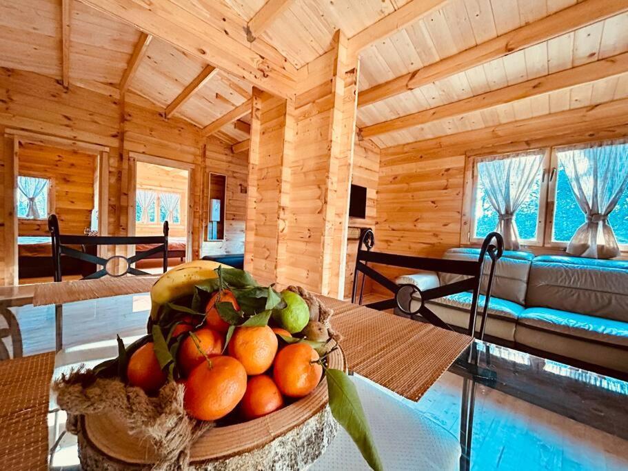 Chalet Bois Jacuzzi Bessan Exterior photo